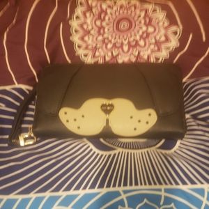 Betsy Johnson Dog Face wallet